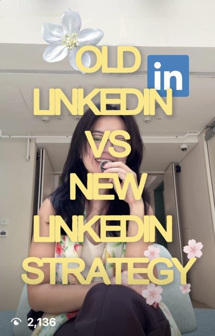 Reel: Old LinkedIn vs new LinkedIn