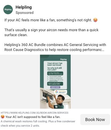 Helpling 360 AC bundle ad